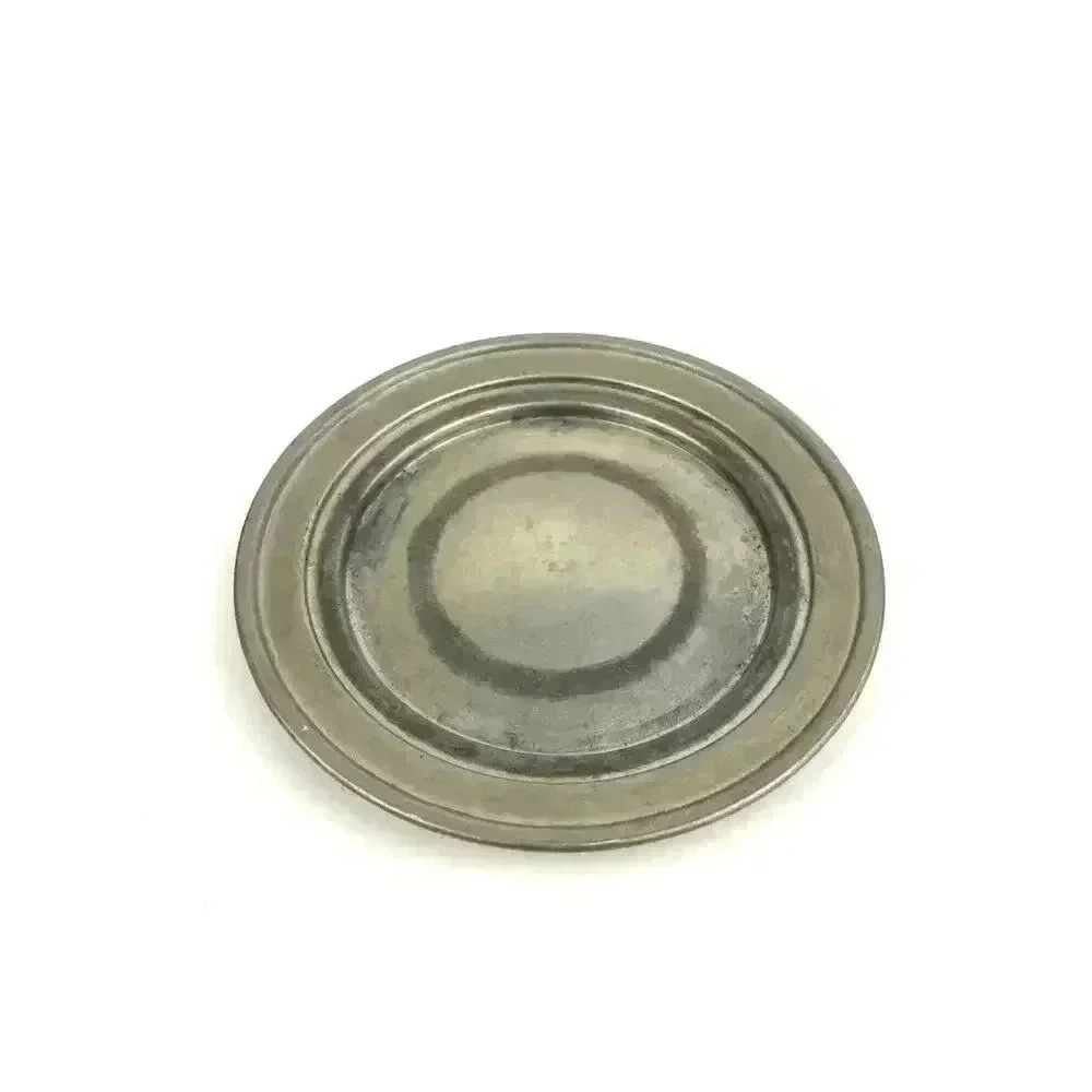 VTG Preisner Pewter Butter Dish Plate ONLY Replacement #2187 Home Decor Silver - Picture 8 of 10